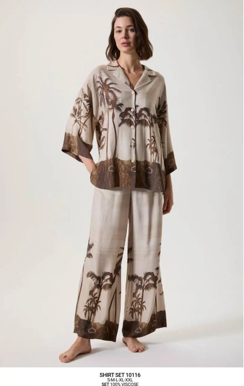 Shirt Set «Пальмы», art 10116
