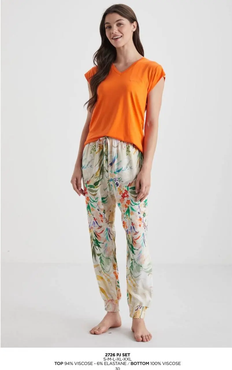 PJ Set: футболка + джогеры, art 2726